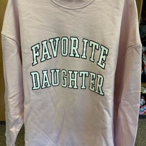 Favorite Daughter Pink Sweatshirt